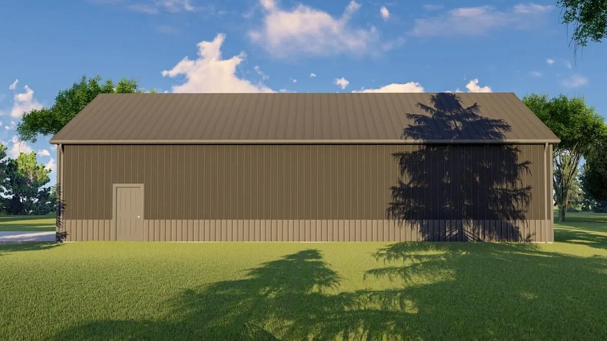 Another door is accessible in the garage area.
