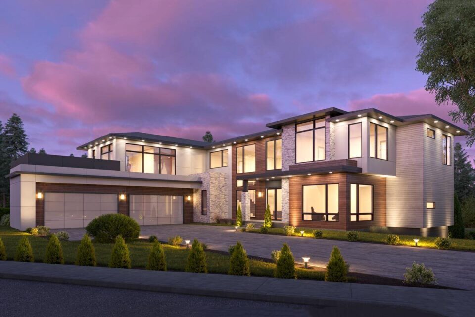 Single-Story 4-Bedroom Transitional Mountain Ranch with Walkout ...