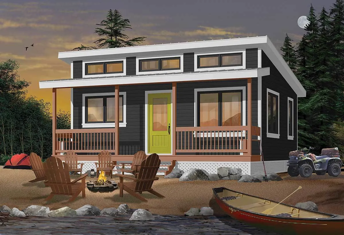 A version of the cottage <a href=