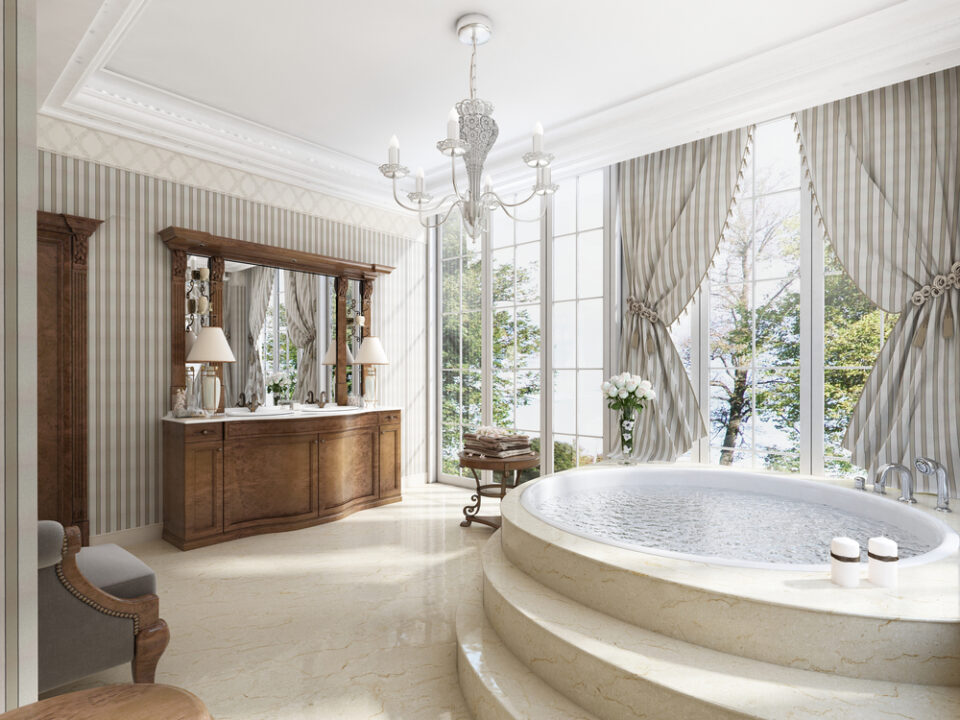 55 Mansion Master Bathrooms (Design Ideas)