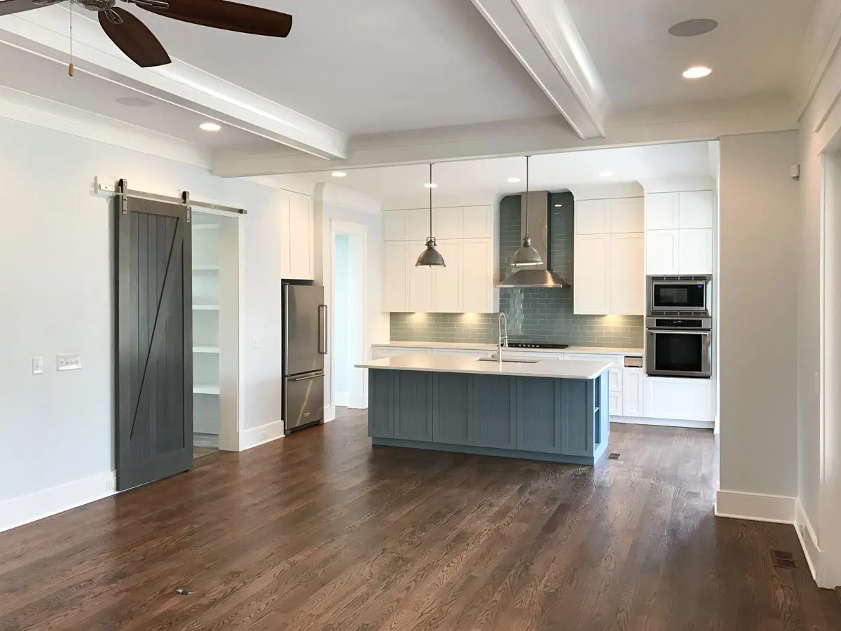 Kitchen with a sleek interior design and contemporary appliances.