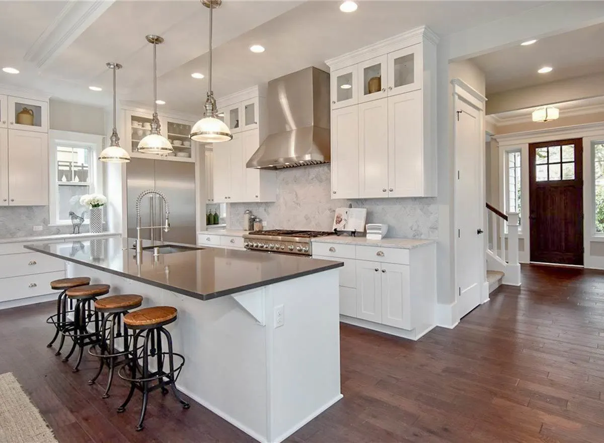 Another view from the other side showing that the other side is still an extension of the kitchen. 