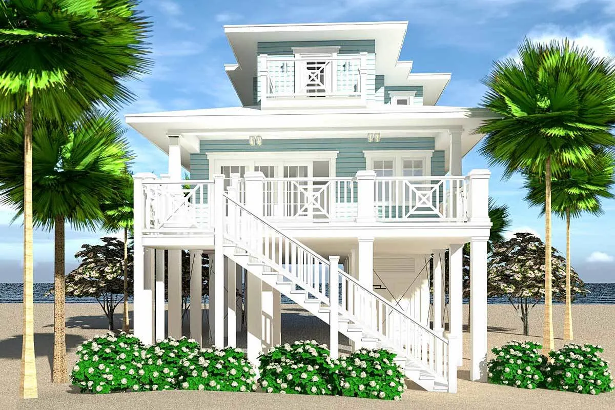 A gorgeous beach home with a strong foundation and design.