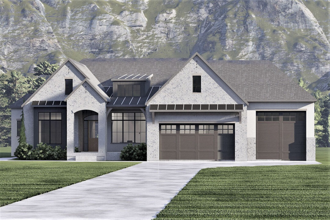 2-Story 2-Bedroom 2400 Square Foot Mountain or Lake House with Massive ...