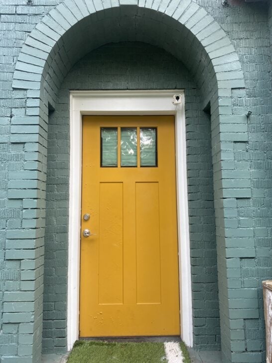 21 Brick House Yellow Front Door Ideas
